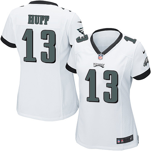 Women's Limited Josh Huff Nike Jersey White Road - #13 NFL Philadelphia Eagles